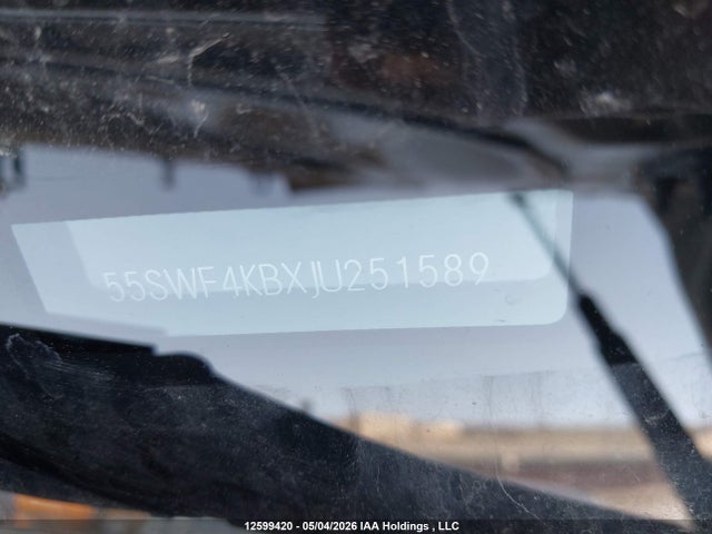 55SWF4KBXJU251589 Mercedes-Benz C 300 4matic