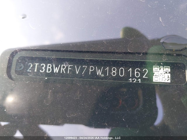 12599423 :رقم المزاد ، 2T3BWRFV7PW180162 vin ، 2023 Toyota Rav4 Le مزاد بيع