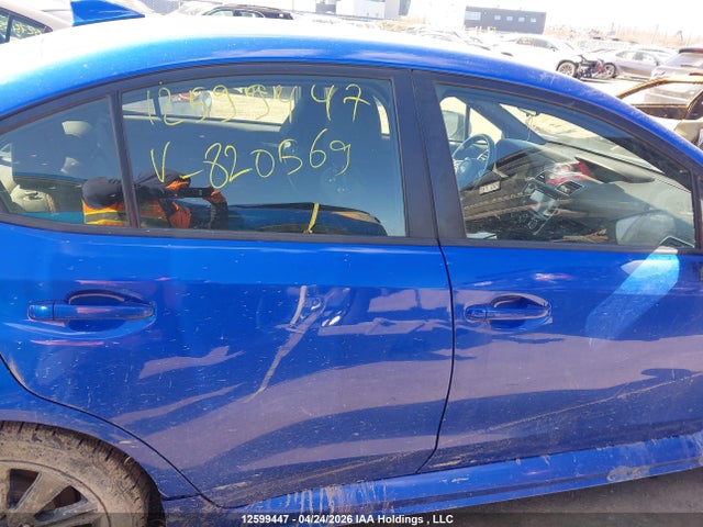 12599447 :رقم المزاد ، JF1VA1A68M9820569 vin ، 2021 Subaru Wrx مزاد بيع