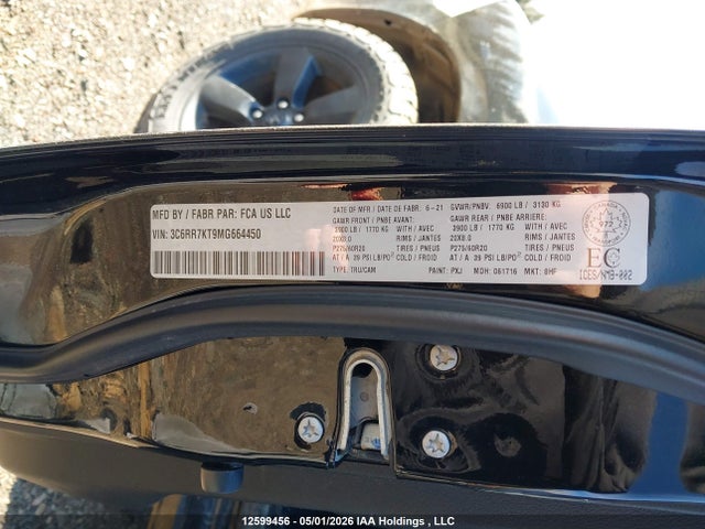 3C6RR7KT9MG664450 RAM 1500 Classic Tradesman