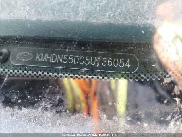 Продаж на аукціоні авто 2005 Hyundai Elantra Gls/gt, vin: KMHDN55D05U136054, номер лоту: 12599474