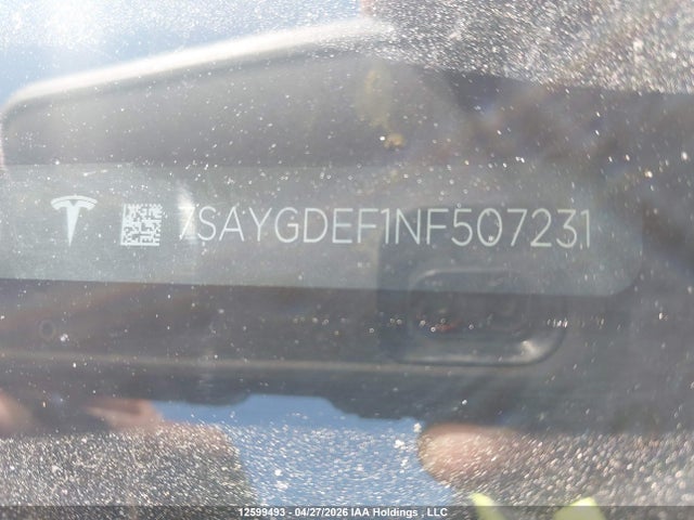7SAYGDEF1NF507231 Tesla Model Y Performance