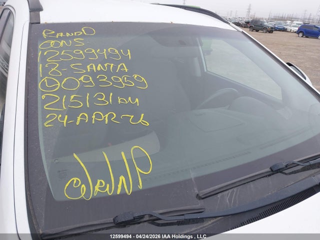 5NMZTDLB9JH093959 Hyundai SANTA FE SPORT