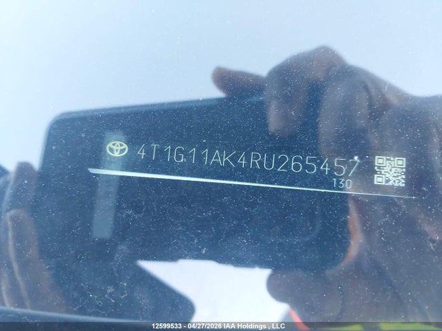2024 Toyota Camry Se მანქანა იყიდება აუქციონზე, vin: 4T1G11AK4RU265457, აუქციონის ნომერი: 12599533