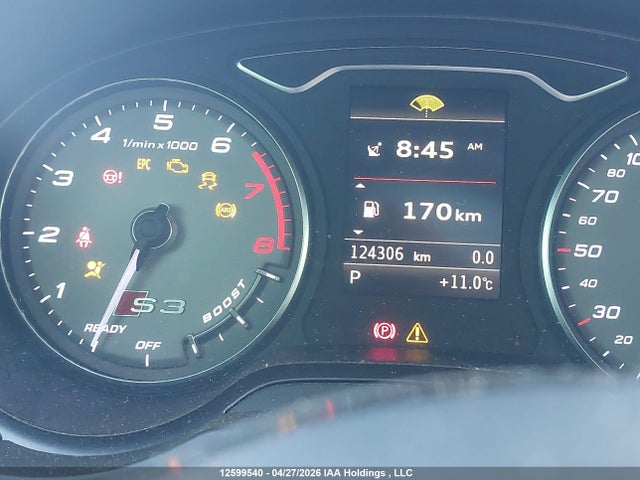 Auction sale of the 2016 Audi S3 Prestige, vin: WAUF1GFF1G1023476, lot number: 12599540