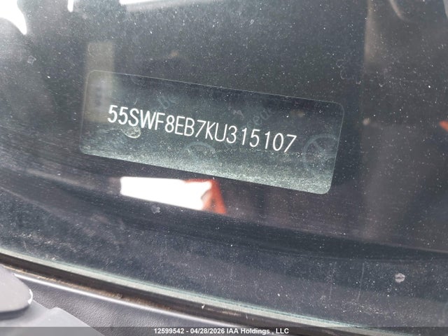 55SWF8EB7KU315107 Mercedes-Benz C 300 4matic
