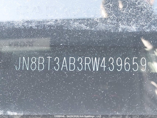 JN8BT3AB3RW439659 Nissan ROGUE S