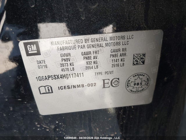 Cadillac Cts Turbo 2017 1G6AP5SX4H0117411 Image 9