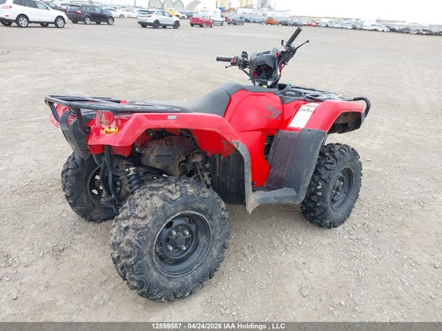 2022 Honda Trx520 Fm მანქანა იყიდება აუქციონზე, vin: 1HFTE4556N4700489, აუქციონის ნომერი: 12599587