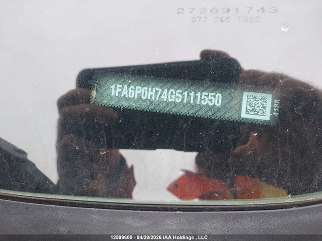 12599600 :رقم المزاد ، 1FA6P0H74G5111550 vin ، 2016 Ford Fusion Se مزاد بيع