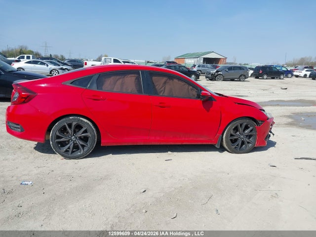 12599609 :رقم المزاد ، 2HGFC2F80KH014880 vin ، 2019 Honda Civic Sport مزاد بيع