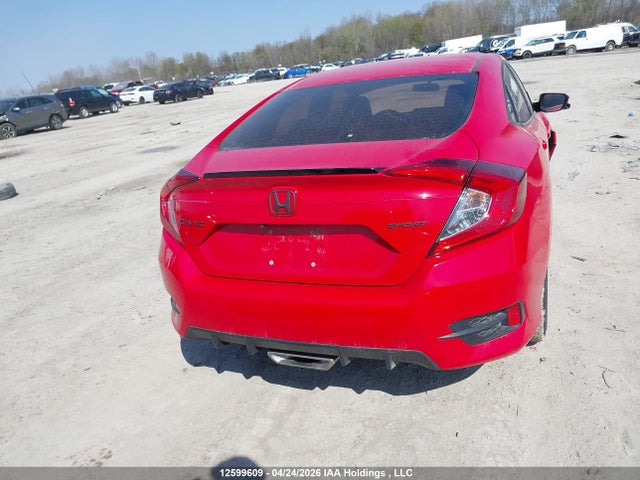 12599609 :رقم المزاد ، 2HGFC2F80KH014880 vin ، 2019 Honda Civic Sport مزاد بيع