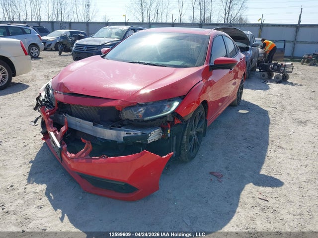 12599609 :رقم المزاد ، 2HGFC2F80KH014880 vin ، 2019 Honda Civic Sport مزاد بيع