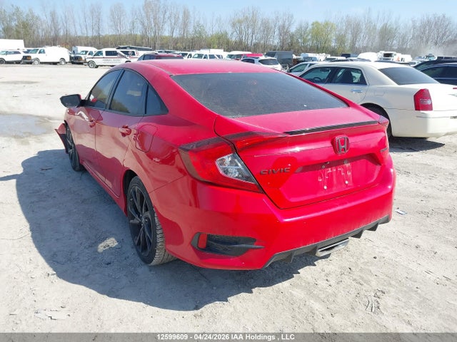 12599609 :رقم المزاد ، 2HGFC2F80KH014880 vin ، 2019 Honda Civic Sport مزاد بيع