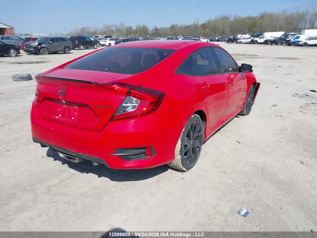 12599609 :رقم المزاد ، 2HGFC2F80KH014880 vin ، 2019 Honda Civic Sport مزاد بيع