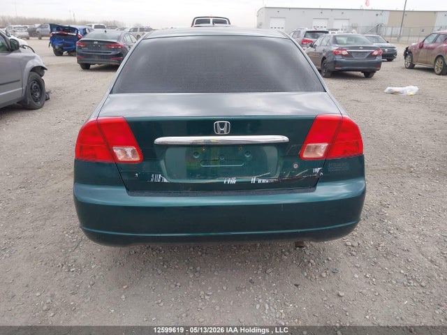12599619 :رقم المزاد ، 2HGES16221H918359 vin ، 2001 Honda Civic Dx مزاد بيع