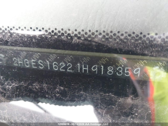 12599619 :رقم المزاد ، 2HGES16221H918359 vin ، 2001 Honda Civic Dx مزاد بيع