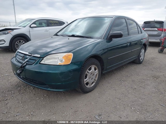 12599619 :رقم المزاد ، 2HGES16221H918359 vin ، 2001 Honda Civic Dx مزاد بيع