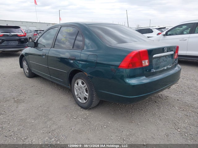 12599619 :رقم المزاد ، 2HGES16221H918359 vin ، 2001 Honda Civic Dx مزاد بيع