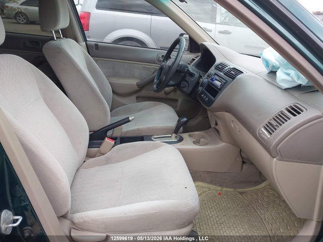 12599619 :رقم المزاد ، 2HGES16221H918359 vin ، 2001 Honda Civic Dx مزاد بيع