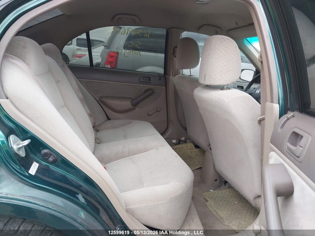 12599619 :رقم المزاد ، 2HGES16221H918359 vin ، 2001 Honda Civic Dx مزاد بيع