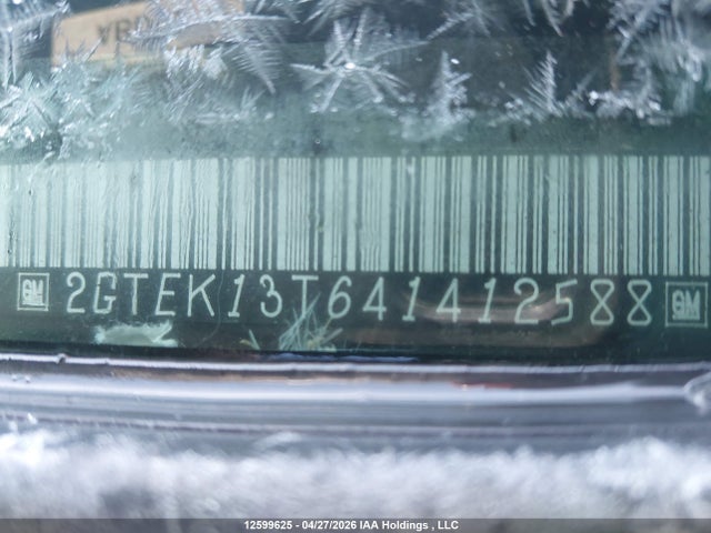 Aukcja sprzedaży 2004 Gmc Sierra 1500 Sle/slt, vin: 2GTEK13T641412588, numer aukcji: 12599625