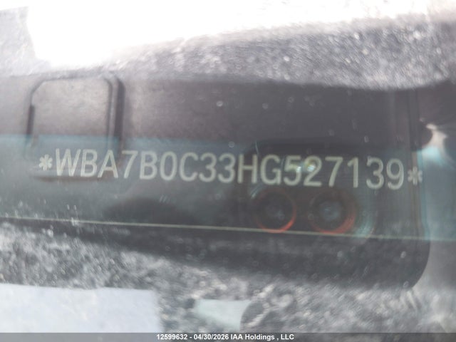 WBA7B0C33HG527139 BMW 7 Series
