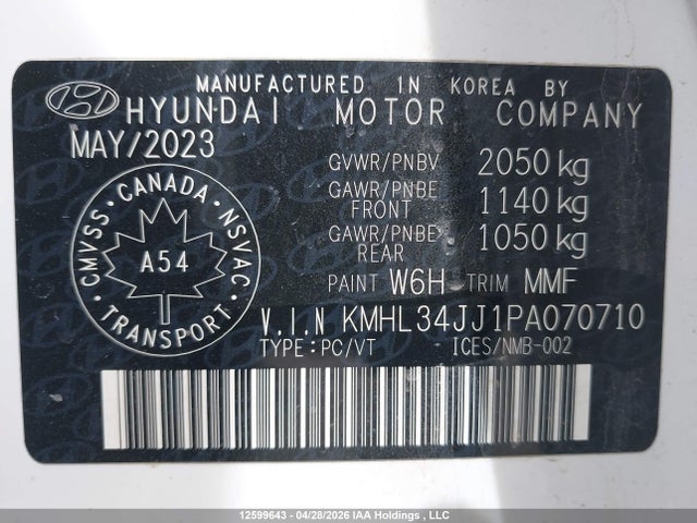 Hyundai Sonata Hybrid Ultimate 2023 KMHL34JJ1PA070710 Image 19
