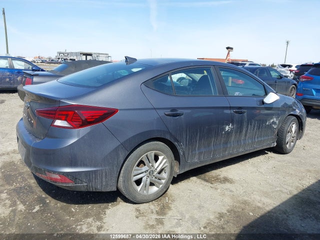 12599687 :رقم المزاد ، KMHD84LF4KU773837 vin ، 2019 Hyundai Elantra Sel/value/limited مزاد بيع