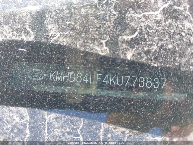 12599687 :رقم المزاد ، KMHD84LF4KU773837 vin ، 2019 Hyundai Elantra Sel/value/limited مزاد بيع
