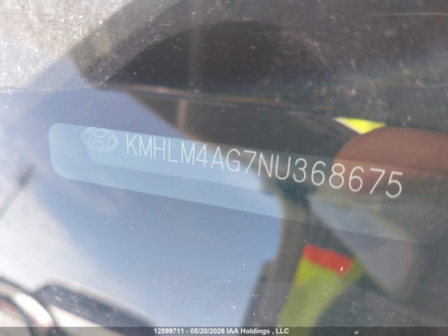 KMHLM4AG7NU368675 Hyundai Elantra Preferred Ivt With Sun And Tech Package