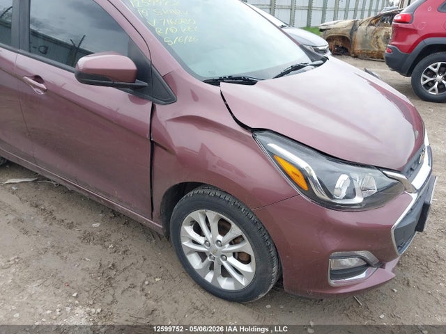 Aukcja sprzedaży 2019 Chevrolet Spark 1lt Cvt, vin: KL8CD6SA2KC716080, numer aukcji: 12599752