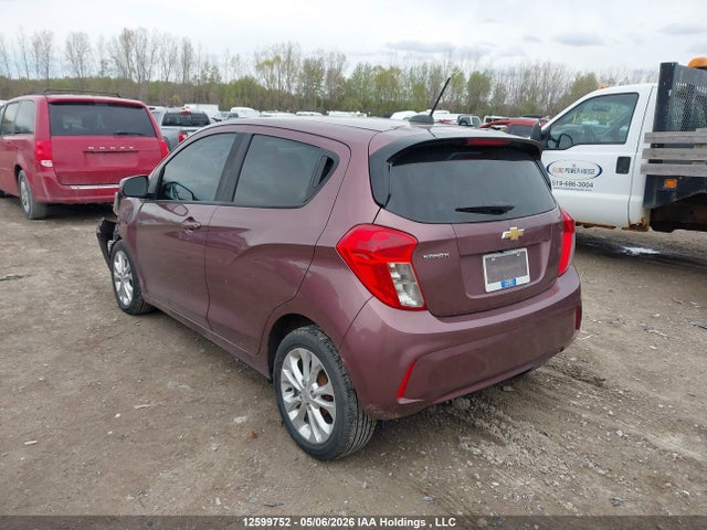 Aukcja sprzedaży 2019 Chevrolet Spark 1lt Cvt, vin: KL8CD6SA2KC716080, numer aukcji: 12599752