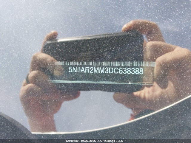 Продажа на аукционе авто 2013 Nissan Pathfinder S/sv/sl/platinum, vin: 5N1AR2MM3DC638388, номер лота: 12599789