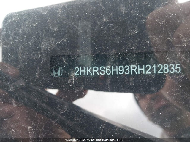 2HKRS6H93RH212835 Honda Cr-v Touring Hybrid