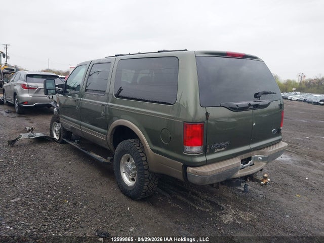 2000 Ford Excursion Limited მანქანა იყიდება აუქციონზე, vin: 1FMSU43F1YEB84895, აუქციონის ნომერი: 12599865