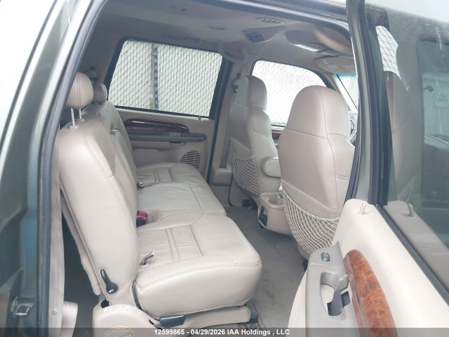 2000 Ford Excursion Limited მანქანა იყიდება აუქციონზე, vin: 1FMSU43F1YEB84895, აუქციონის ნომერი: 12599865