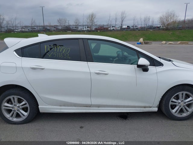 12599880 :رقم المزاد ، 3G1BE6SM5HS511634 vin ، 2017 Chevrolet Cruze مزاد بيع