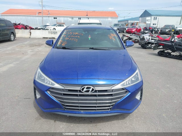 2019 Hyundai Elantra Sel/value/limited მანქანა იყიდება აუქციონზე, vin: KMHD84LF2KU787865, აუქციონის ნომერი: 12599900