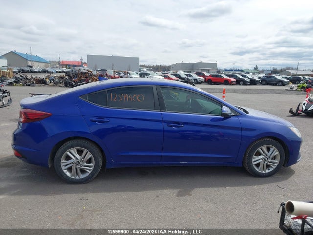 2019 Hyundai Elantra Sel/value/limited მანქანა იყიდება აუქციონზე, vin: KMHD84LF2KU787865, აუქციონის ნომერი: 12599900