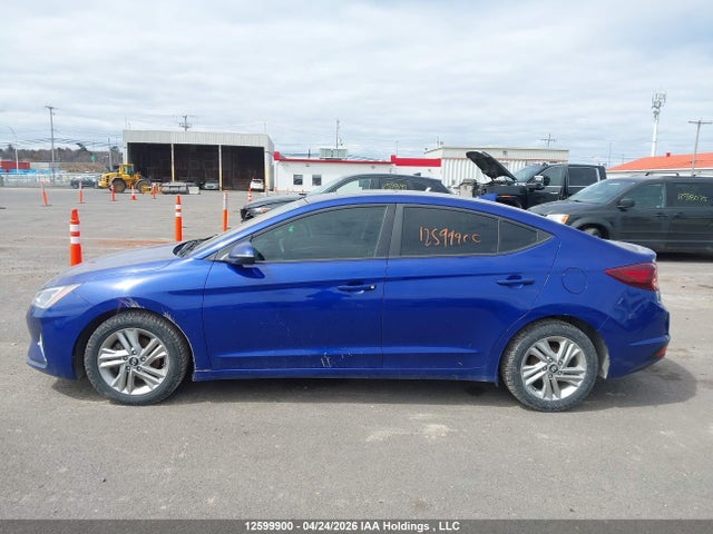 2019 Hyundai Elantra Sel/value/limited მანქანა იყიდება აუქციონზე, vin: KMHD84LF2KU787865, აუქციონის ნომერი: 12599900