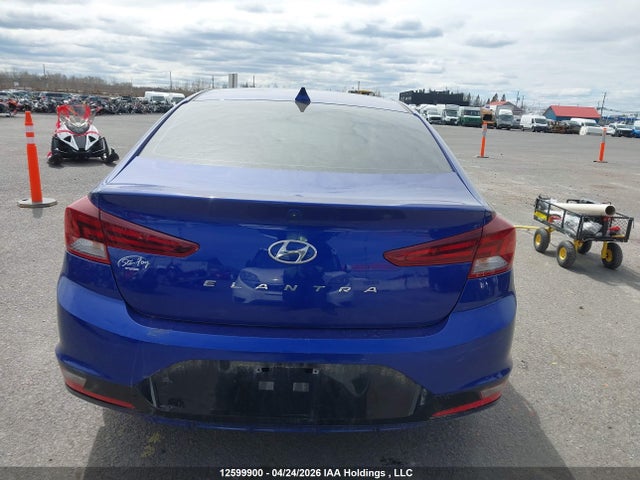 2019 Hyundai Elantra Sel/value/limited მანქანა იყიდება აუქციონზე, vin: KMHD84LF2KU787865, აუქციონის ნომერი: 12599900