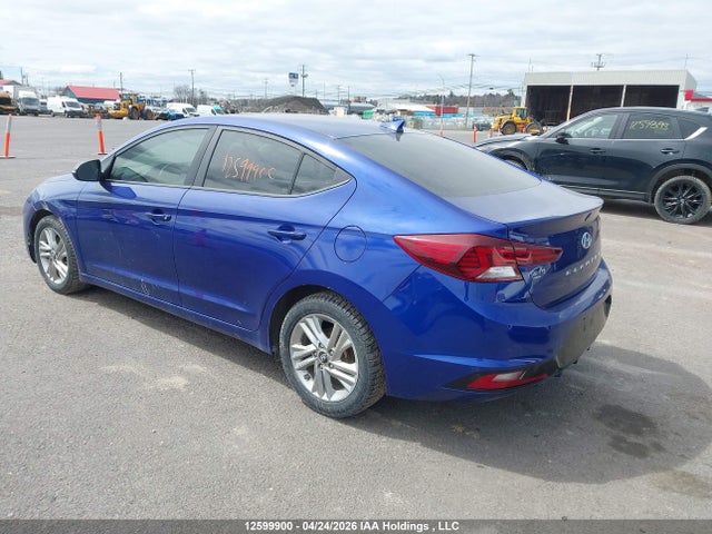 2019 Hyundai Elantra Sel/value/limited მანქანა იყიდება აუქციონზე, vin: KMHD84LF2KU787865, აუქციონის ნომერი: 12599900