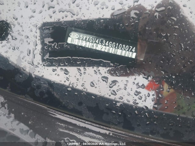 12599907 :رقم المزاد ، 5XXGU4L34GG103074 vin ، 2016 Kia Optima Ex/ex Tech مزاد بيع