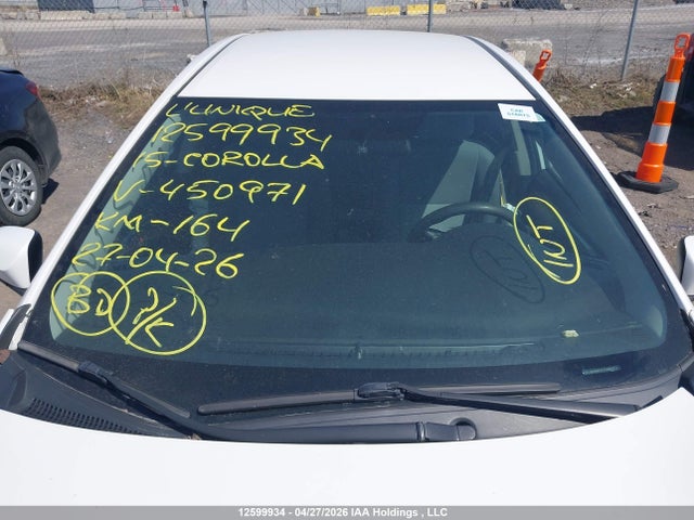 12599934 :رقم المزاد ، 2T1BURHE5FC450971 vin ، 2015 Toyota Corolla Ce مزاد بيع