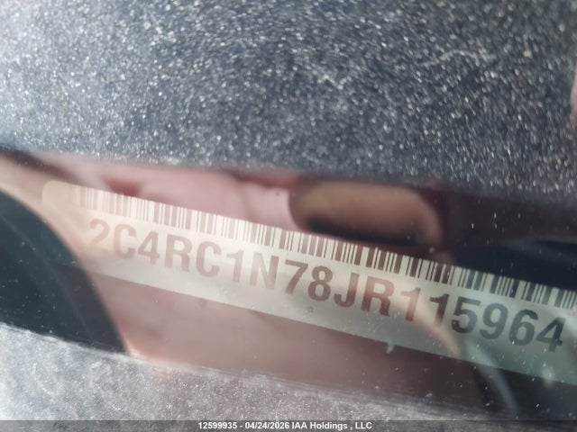 Продаж на аукціоні авто 2018 Chrysler Pacifica Hybrid Limited, vin: 2C4RC1N78JR115964, номер лоту: 12599935