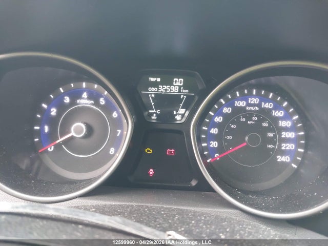 2013 Hyundai Elantra Gl მანქანა იყიდება აუქციონზე, vin: 5NPDH4AE7DH446988, აუქციონის ნომერი: 12599960