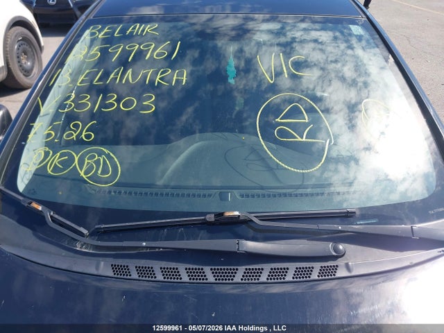 2013 Hyundai Elantra მანქანა იყიდება აუქციონზე, vin: 5NPDH4AEXDH331303, აუქციონის ნომერი: 12599961