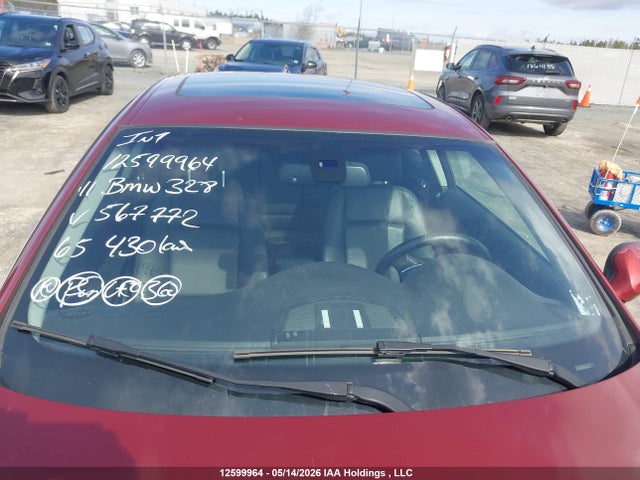 12599964 :رقم المزاد ، WBAKF3C5XBE567772 vin ، 2011 Bmw 328i Xdrive مزاد بيع
