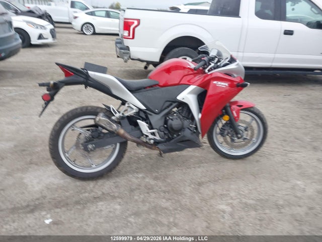 2012 Honda Cbr250 R მანქანა იყიდება აუქციონზე, vin: MLHMC4122C5300739, აუქციონის ნომერი: 12599979